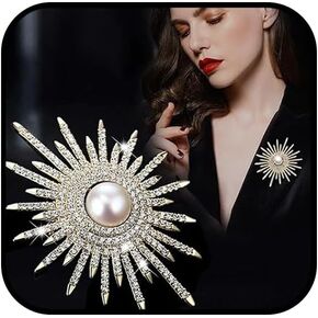 عباد الشمس بروش دبابيس عباد الشمس اللؤلؤ بروش للنساء عباد الشمس حجر الراين دبابيس دبابيس زهرة دبابيس دبابيس اللؤلؤ الصنوبر للملابس الصيف الأزياء والمجوهرات in Kuwait