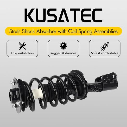 زوج أمامي من KUSATEC دعامات كاملة ممتص للصدمات مناسب لسيارة Chevy Equinox 2007-2010؛ Saturn Vue 2008-2010, 172527 172526 دعامات يسار/يمين مع مجموعات زنبركية ملفوفة in Saudi Arabia