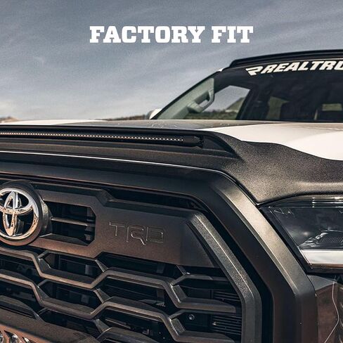 Husky Liners Aeroskin Lightshield PRO | Fits 2021-2025 Ford F-150 (Excludes 21-25 Raptor/Tremor Models & 24-25 Platinum/King Ranch Models) | Low Profile Deflector/Bug Shield 1 pc.Black | 2820196 in Saudi Arabia