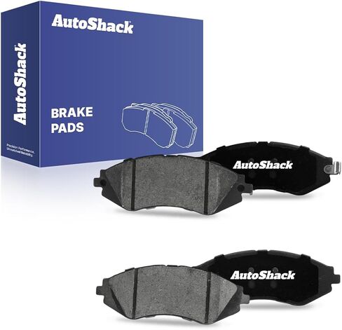 AutoShack Front Ceramic Brake Pad Set | Replacement for 2013-2015 Chevrolet Spark 2004-2008 Suzuki Forenza | 4-PC in Saudi Arabia