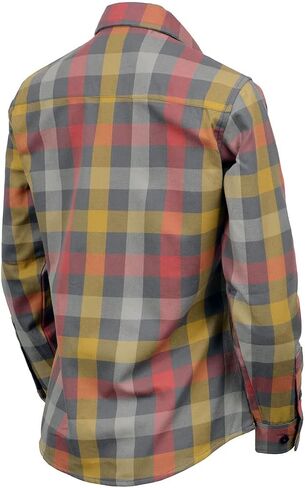 Milwaukee Leather MNG21612 Women's Black and Pink with Blue Long Sleeve Cotton Flannel Shirt in Saudi Arabia