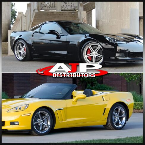 AJP Distributors Replacement Upgrade 4pc Front Amber + Rear Red LED Bumper Fender Side Markers Lights Lamps Housing Assembly Set For Corvette C6 Z06 2005 2006 2007 2008 2009 2010 2011 2012 2013 Chevy in Kuwait