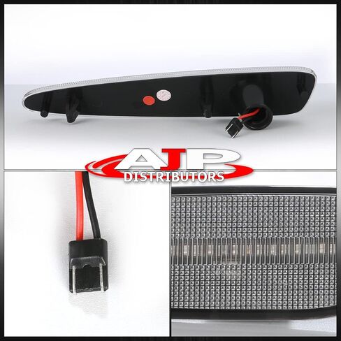 AJP Distributors Replacement Upgrade 4pc Front Amber + Rear Red LED Bumper Fender Side Markers Lights Lamps Housing Assembly Set For Corvette C6 Z06 2005 2006 2007 2008 2009 2010 2011 2012 2013 Chevy in Kuwait