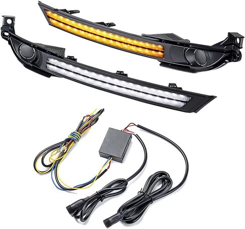 مصابيح LED متسلسلة من Astra Depot وإشارات الانعطاف متوافقة مع 2017-2021 Mazda CX-5 Plug-and-Play MA1038138 MA1039138، KB8A50C11E، KB8A50C21E (مع مصباح الضباب) in Saudi Arabia