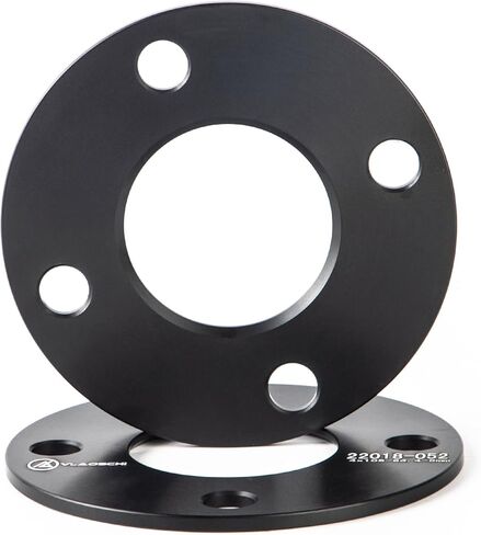 VLAOSCHI Forged Black 5x5 5x127 Hubcentric Wheel Spacers 5mm with 71.5mm Center Bore (No Lip) Compatible with Jeep-Chrysler-Dodge 5 Lug - Pack of 2 in Kuwait