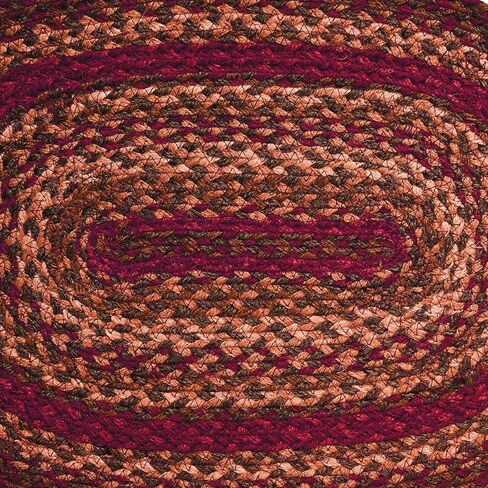 IHF Rugs Cinnamon Braided Dog Bone Rug in Saudi Arabia