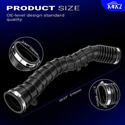 1L5Z9B659BA Air Intake Outlet Hose With Clamp For 1998-2003 Ford Ranger 3.0L Replace# 1L5Z-9B659-BA 696-076 696076 in Saudi Arabia