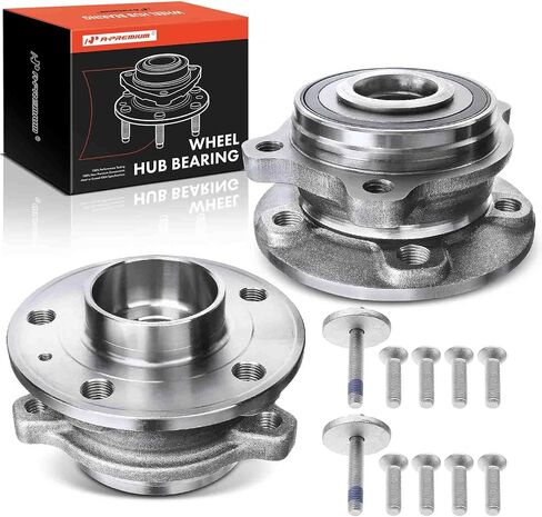 A-Premium 2 x Front or Rear Wheel Bearing and Hub Assembly with 5-Lug Compatible with Volvo - 2016-2023 - XC60, XC90, S60, XC40/C40 Recharge, S90, V60, V90, V60/V90 Cross Country, AWD or FWD in Saudi Arabia