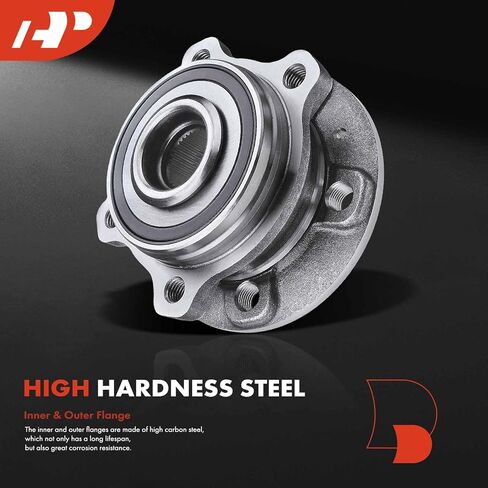 A-Premium 2 x Front or Rear Wheel Bearing and Hub Assembly with 5-Lug Compatible with Volvo - 2016-2023 - XC60, XC90, S60, XC40/C40 Recharge, S90, V60, V90, V60/V90 Cross Country, AWD or FWD in Saudi Arabia