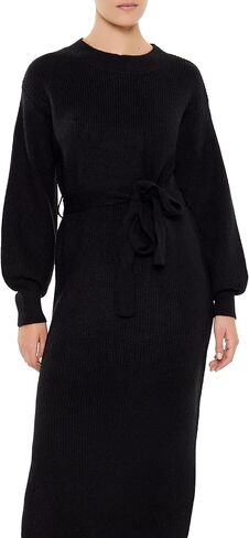 Forever 21 Womens Tie-Front Midi Sweater Dress in Saudi Arabia
