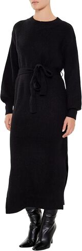 Forever 21 Womens Tie-Front Midi Sweater Dress in Saudi Arabia