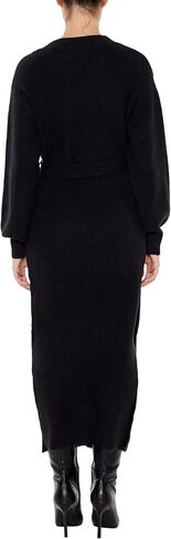 Forever 21 Womens Tie-Front Midi Sweater Dress in Saudi Arabia