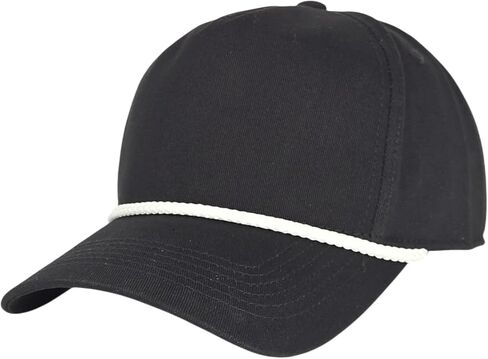 قبعة Elidan Classic A-Frame 5-Panel Snapback، قبعة بيسبول أمامية شبه منظمة، مقاس قابل للتعديل، فارغة للتخصيص in Kuwait