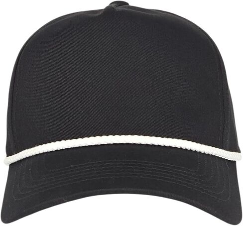 قبعة Elidan Classic A-Frame 5-Panel Snapback، قبعة بيسبول أمامية شبه منظمة، مقاس قابل للتعديل، فارغة للتخصيص in Kuwait