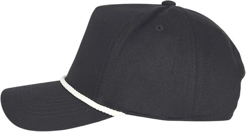 قبعة Elidan Classic A-Frame 5-Panel Snapback، قبعة بيسبول أمامية شبه منظمة، مقاس قابل للتعديل، فارغة للتخصيص in Kuwait