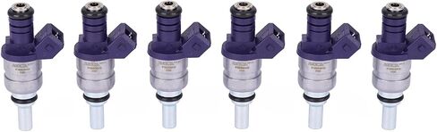 MOCA 6Pcs Fuel Injectors Fit 2001-2004 for BWM 330Ci E46 L6 3.0L & 2001-2006 for BWM X5 E53 L6 3.0L & 2003-2005 for BWM Z4 E85 L6 3.0L & 2001-2005 for BWM 530i E39/E60 L6 3.0L in Saudi Arabia