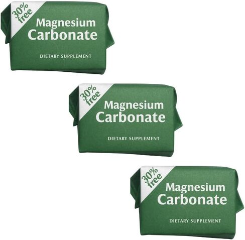 LENICO – Magnesium Carbonate Cubes | Pack of 3 x 7 g Each | Natural Dietary Supplement, Gluten-Free, Vegan, Food Grade, Made in Mexico in Saudi Arabia