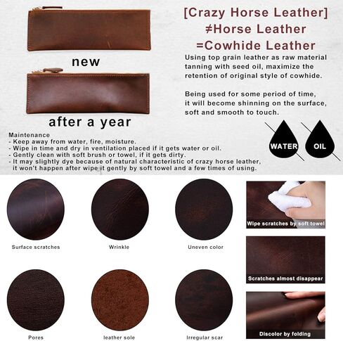 حقيبة ظهر من الجلد الطبيعي للرجال من S-ZONE، حقيبة ظهر كلاسيكية كاجوال للسفر، جيوب متعددة في الهواء الطلق in Kuwait