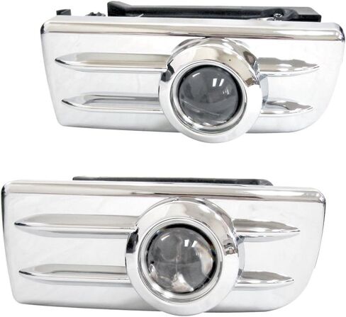 IKON MOTORSPORTS Fog Lights, Compatible With 1992-1998 BMW E36 3-Series, Chrome Fog Light Lamps for Cars 1993 1994 1995 1996 1997 in Saudi Arabia