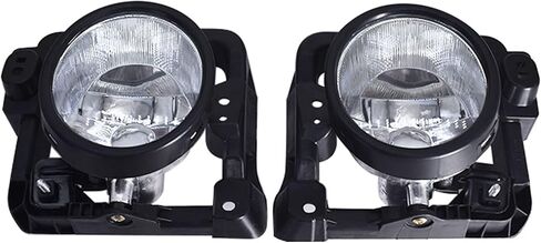 WFLNHB Fog Lights Replacement for 2009 2010 Acura TSX Clear Lens with Bulbs + Bezel Front Driving Fog Light Left+Right Side (Passenger & Driver Side) in Saudi Arabia
