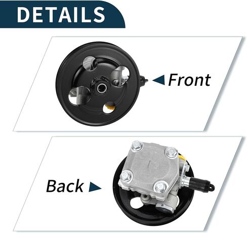 Power Steering Pump with Pulley for Chevrolet Tracker 2.5L V6 2001-2004 for Suzuki Grand Vitara 2.5L 1999-2005 No.49100-65D30/21-5269 1 Pcs in Saudi Arabia