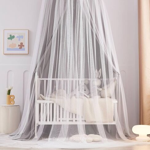 Double Layers Bed Canopy with Star Lights, 3 Pieces Layers Canopy for Girls Bed, Princess Round Dome Dreamy Play Tent, Hanging Kids Reading Nook Mosquito Net, Machine Washable - Pink in Saudi Arabia