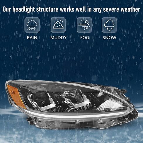 Halogen Headlight Assembly w/o DRL for Ford Escape 2020-2022 Front Light Headlamp Left Driver Side LH in Kuwait