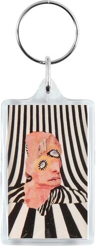 Melophobia Plastic Key Chain Clear in Saudi Arabia