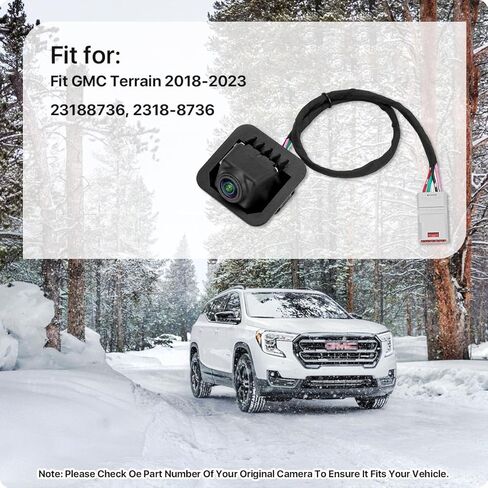بديل لكاميرا الرؤية الخلفية 23188736 لسيارة GMC Terrain 2018-2023، كاميرا احتياطية OE تحل محل 2318-8736 من GreenYi in Kuwait