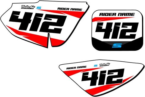 2013-2025 CRF 50F SG64 مجموعة لوحات أرقام MX المخصصة Senge Graphics Kit المتوافقة مع Honda in Kuwait