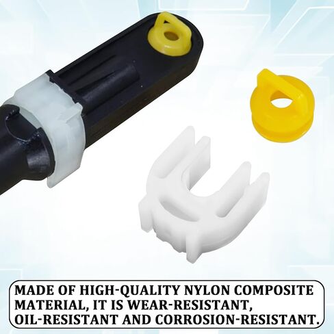 Transmission Shifter Linkage Cable Bushing Repair Kit 3PCS for Chevy Silverado 1500 2500 3500 4.3L 5.3L GMC JEEP RAM Dodge Buick Cadillac 2004-2020 Shift Cable Bushing 14104 15276979 52855956AG in Kuwait