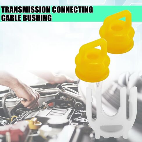 Transmission Shifter Linkage Cable Bushing Repair Kit 3PCS for Chevy Silverado 1500 2500 3500 4.3L 5.3L GMC JEEP RAM Dodge Buick Cadillac 2004-2020 Shift Cable Bushing 14104 15276979 52855956AG in Kuwait