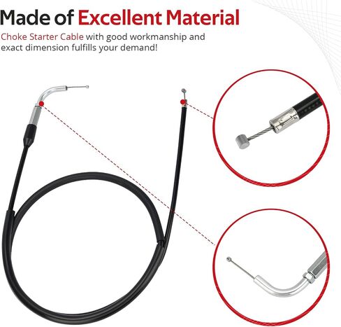 JAVIK Choke Starter Cable For Yamaha Big Bear 400 YFM400 2000-2001 O.E.M# 5FU-26331-00-00 in Saudi Arabia