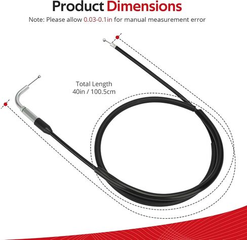 JAVIK Choke Starter Cable For Yamaha Big Bear 400 YFM400 2000-2001 O.E.M# 5FU-26331-00-00 in Saudi Arabia