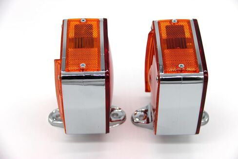 Legion Parts Store Turn Signal Light Compatible with Chevy GMC C70 B60 Kodiak TopKick Chromed Medium Duty Set LH/RH in Saudi Arabia