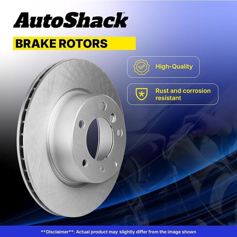 AutoShack Rear Drilled & Slotted Brake Rotors | Replacement for 1990-1999 Subaru Legacy 1993-1996 1998-2007 Impreza 1998-2008 Forester 2005-2006 Saab 9-2X AWD | E-Coated | 2-PC Set | ShadowGuard in Saudi Arabia