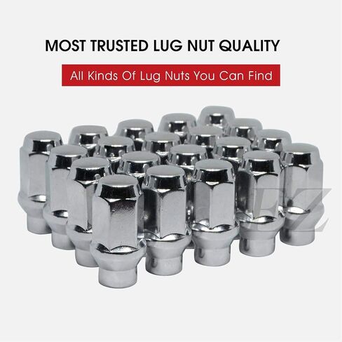 20 ET Conical Bulge Long Lug Nuts 9/16" with Center Washers 0.33" Shank 0.75" Dia 1.75" Length in Saudi Arabia