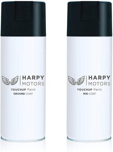 Harpy Motors 2010-2015 GMC Sierra WA800J White Diamond Pearl 12oz رذاذ الطلاء علب الطلاء الأرضي والمتوسط ​​- مطابقة الألوان مضمونة in Saudi Arabia