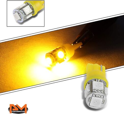 PM PERFORMOTOR 5Pcs White LED Cab Top Roof Running Lights Marker Lights Compatible with 88-02 Chevy/GMC C/K,Chrome Housing/Clear Lens in Saudi Arabia