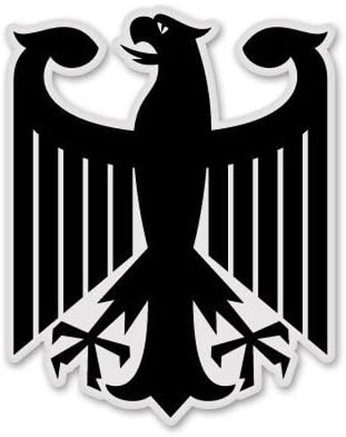 German Eagle Black Metal Round Metal Key Chain Keychain Ring in Saudi Arabia