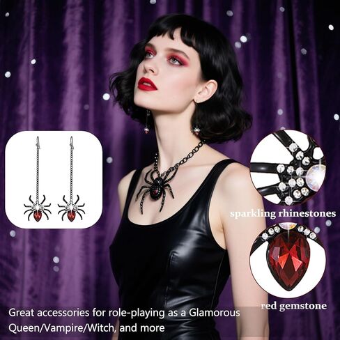 4 أزواج من أقراط الهالوين للنساء، أقراط متدلية على شكل شبكة العنكبوت على شكل يقطين الشيطان شبح العنكبوت، إكسسوارات مجوهرات للعب الأدوار التنكرية in Kuwait