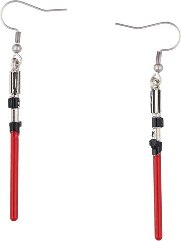 Star Wars Earrings Light Saber Dangle Ear Hook 3-Pair Set in Saudi Arabia