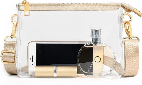 Clear Bag for Stadium Events, Clear Purse for Women Stadium Crossbody, Sports Fan Handbags for Concert Outfits in Kuwait