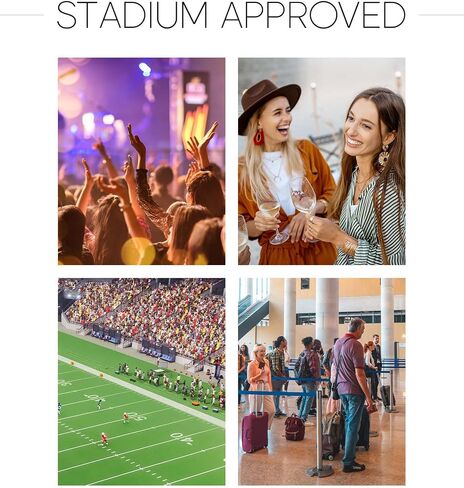 Clear Bag for Stadium Events, Clear Purse for Women Stadium Crossbody, Sports Fan Handbags for Concert Outfits in Kuwait