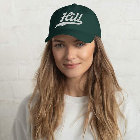 Hill Hat Hill Baseball Hat Personalized Custom Last Name Cap Family Name Headwear Surname Cap Gift Unisex Adjustable in Saudi Arabia
