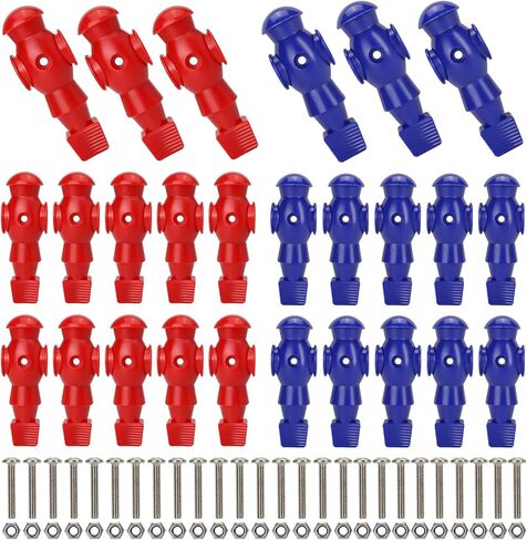 26pcs Foosball Men Replacement, Soccer Player Set Football Players Parts Foosball Man Table Player Football Machine Accessories Replacement Parts in Saudi Arabia