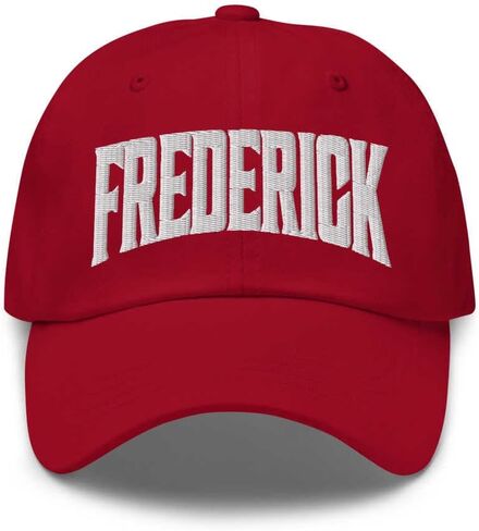 Frederick Baseball Cap Frederick Dad Hat Oklahoma OK Hat Embroidered Souvenir in Saudi Arabia