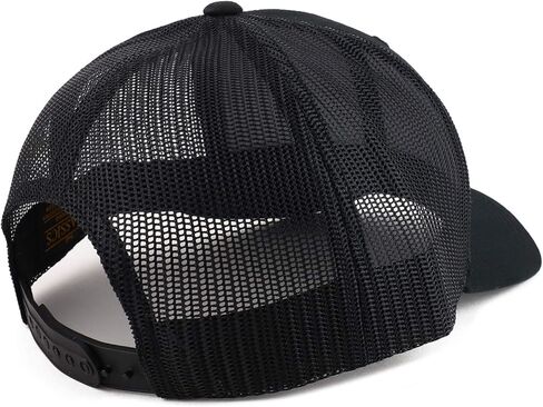 Trendy Apparel Shop Number 67 Gold Thread Embroidered Retro Trucker Mesh Cap in Saudi Arabia
