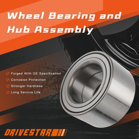 DRIVESTAR 510108 Front Wheel Hub Bearing fit for Mercedes Benz C300, CL550, CLS550, CLS63 AMG, CLS63 AMG S, E350, E400, E550, GLK250, GLK350, S350, S550 in Saudi Arabia