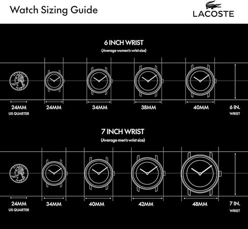 Lacoste Falda Women's 3H Quartz Watch, Silicone Wristband, Water Resistant up to 5ATM/50 Meters, Chic and Easy-to-Wear Timepiece for Her, 36mm in Saudi Arabia